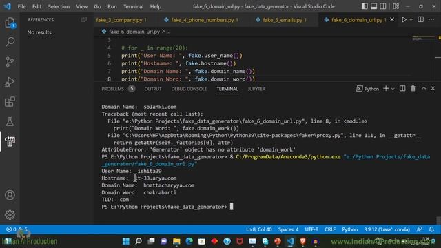 #7 Fake Domain & URL Generate using Python Faker Library Tutorial смотреть онлайн
