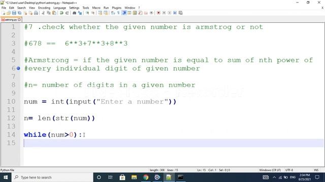 Program to check armstrong number|Python Interview questions|python for beginners|python programmin смотреть онлайн