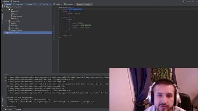 React in webstorm смотреть онлайн