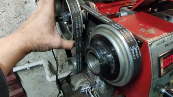 Токарный станок WM210V.Ещё одна доработка.