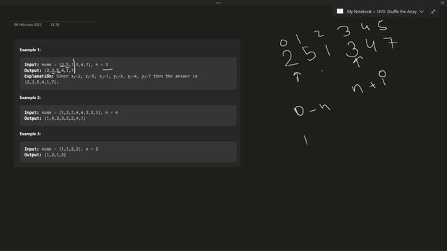 1470. Shuffle the Array || Leetcode || C++ || 06/02/2023 Daily Challenge смотреть онлайн
