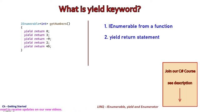 (C# Language) LINQ - IEnumerable, yield and Enumerator, Fibonacci | C# Getting Started смотреть онлайн