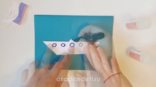 Открытка-оригами «Корабль». Простая поделка на любой праздник для мальчика и мужчины. смотреть онлайн