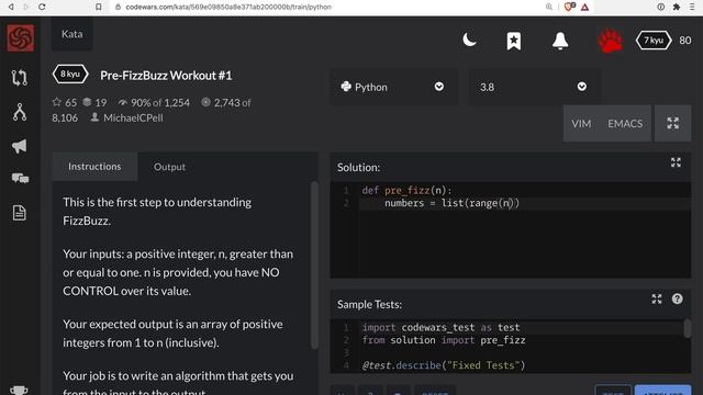 Codewars - Python - Pre FizzBuzz Workout 1 смотреть онлайн