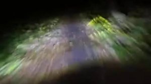 Езда на электровелосипеде по ночному лесу. Испытание фары Арктик.