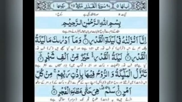 Inna Anzalnahu Fi Laylatill Qadr With Translation In Urdu And English | Laylatul Qadr