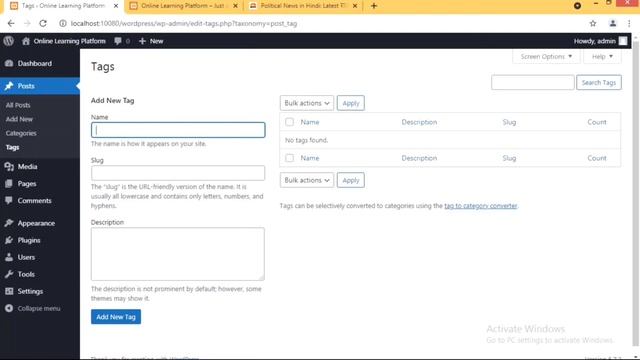 What is Wordpress Dashboard| Admin Panel in Wordpress| How to use Dashboard| short trainings #hindi смотреть онлайн