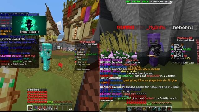 24/7 Joinable Minecraft SMP (PUBLIC) ~ 1.19 Java & Bedrock Survival Server | IP: plateousmp.xyz смотреть онлайн