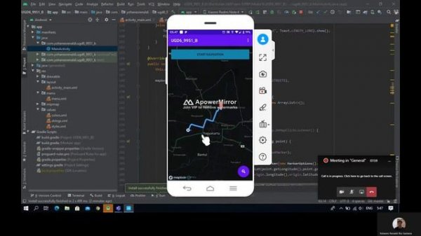 Geolocation Android Studio using Mapbox