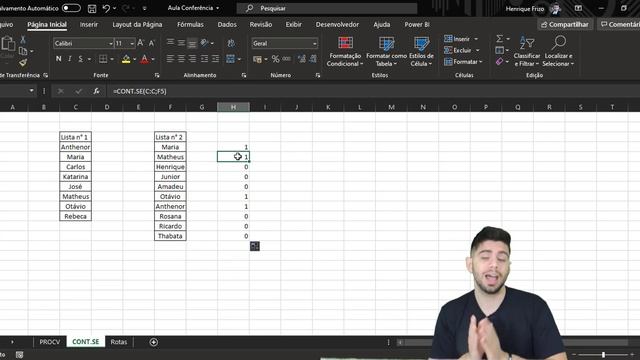 COMO CONFERIR LISTAS NO EXCEL смотреть онлайн