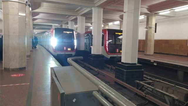 Moscow metro/ Станция "Александровский сад". ФИЛЁВСКАЯ ЛИНИЯ 4, 4а. смотреть онлайн