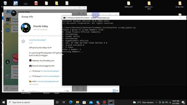 SOLVED: FloodWaitError ('A wait of seconds is required (caused by GetParticipantsRequest)')March 21 смотреть онлайн