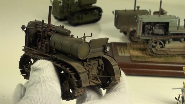 Сталинец С-60 масштабная модель. Рубрика "Моделстрой. Детали" смотреть онлайн