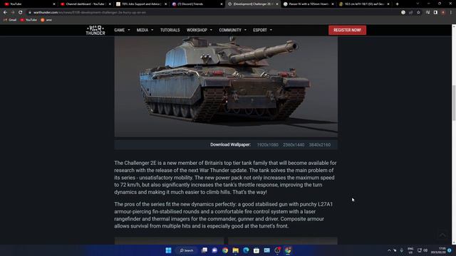 war thunder Challenger 2E: Hurry up, Sir! смотреть онлайн