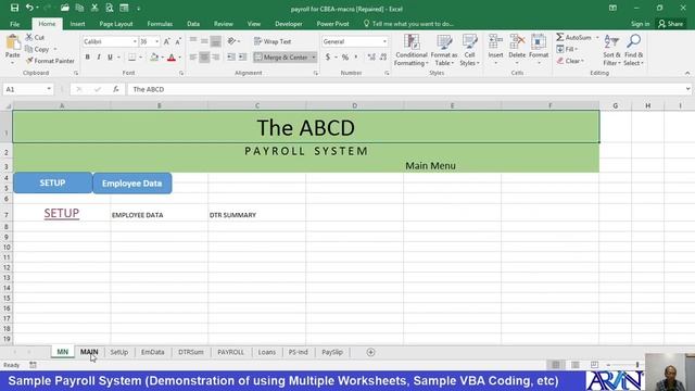 MS Excel : Designing a Payroll System Part 2 смотреть онлайн