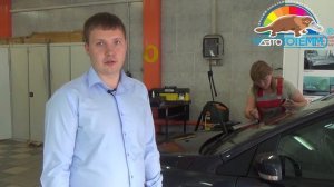 Ремонт трещины лобового стекла автомобиля Ford Focus в АвтоТОТЕММ