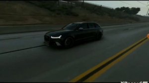 300 km h crash Audi rs 6 remake