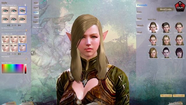 Archeage Closed Beta 2 Creación De Personajes Elf Mujer смотреть онлайн