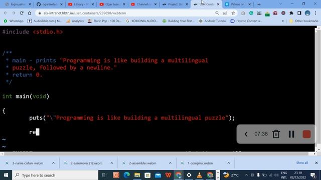 4 Hello, puts смотреть онлайн