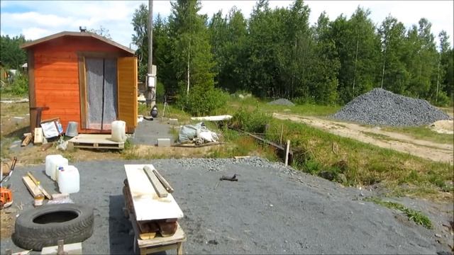 Супер домкрат - 20 тонная подушка МЧС . Поднимаем баню. смотреть онлайн