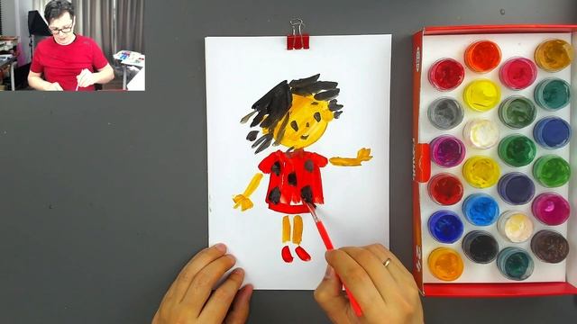 Как нарисовать Девочку - она не Леди Баг - но красивая смотреть онлайн