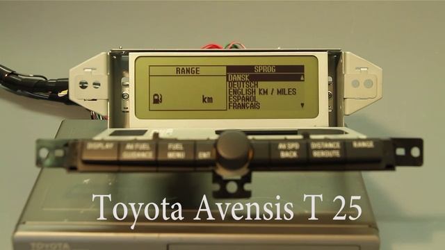 Toyota Avensis T25 Multi-Informationsdisplay Navigation / Reparatur / Meisterhand-Service смотреть онлайн