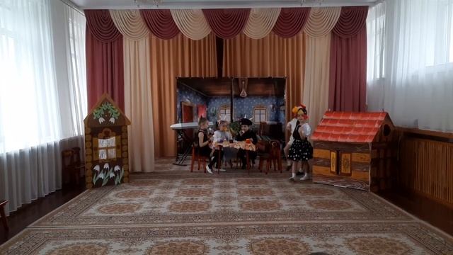 Сказка "Кошкин дом" на новый лад, старшая группа смотреть онлайн