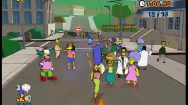 The Simpsons Game Mob Rules Time Challenge смотреть онлайн