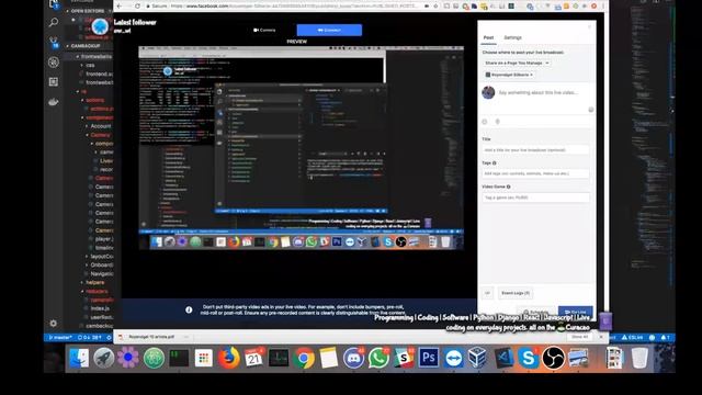Programming | Python | Django | React | Javascript | Live coding on everyday projects. all on the ? смотреть онлайн