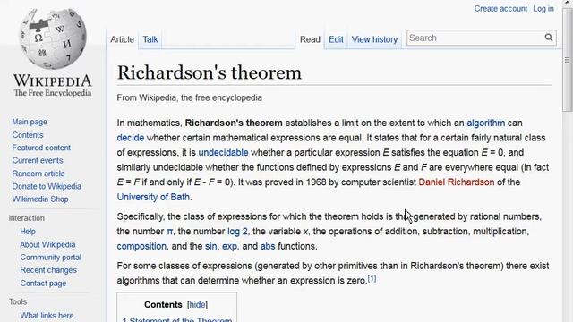 Python [sympy] 03.5 Richardson's Theorem смотреть онлайн