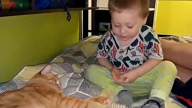 Ребенок и кошка смотреть онлайн