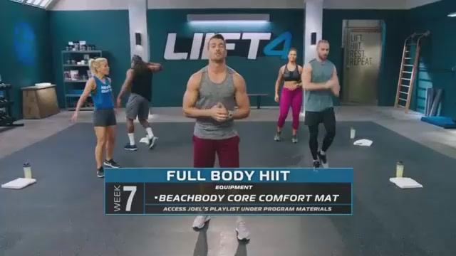 Liift4 - week 7 - 4 full body hiit смотреть онлайн