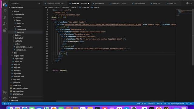 Header | Zomato Clone | DesktopApp | React Tauri Typescript Rust смотреть онлайн