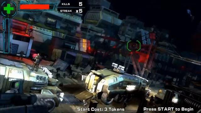 Aliens Armageddon - Full Arcade Playthrough смотреть онлайн