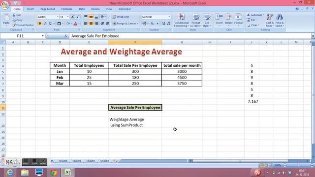 How to calculate Weighted Average in Excel - Youtube смотреть онлайн