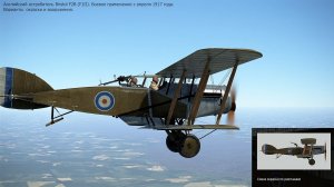 Английский истребитель Bristol F2B (F.III). Варианты окраски.