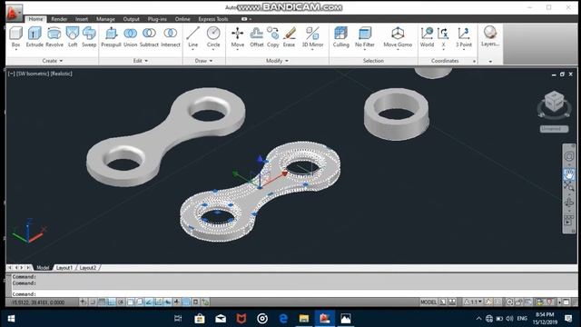 3D CHAINLINK USING AUTOCAD 2012 смотреть онлайн
