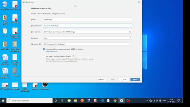 Introduction to Android Hello World First Application Tamil tutorial смотреть онлайн