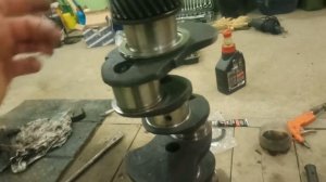 Установка коленвала двс 417