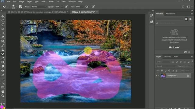 Photoshop Class-8 History brush ,dodge burn and sponge tool смотреть онлайн
