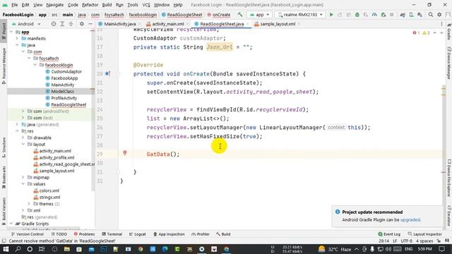 How to Read Data from Google sheet in Android A to Z Tutorial || ict Foysal смотреть онлайн