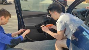 Замена штатных динамиков Ford Focus 3 на DL audio gryphon 165 pro. А также виброизоляция дверей.