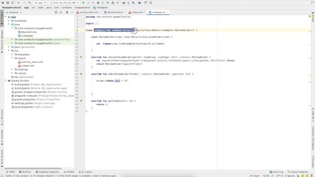 Android RecyclerView Tutorial (Kotlin) - Working Example in Kotlin смотреть онлайн