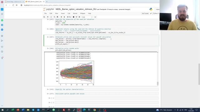 Barrier option valuation in Python: exotic options and Monte Carlo with Johnson SU смотреть онлайн
