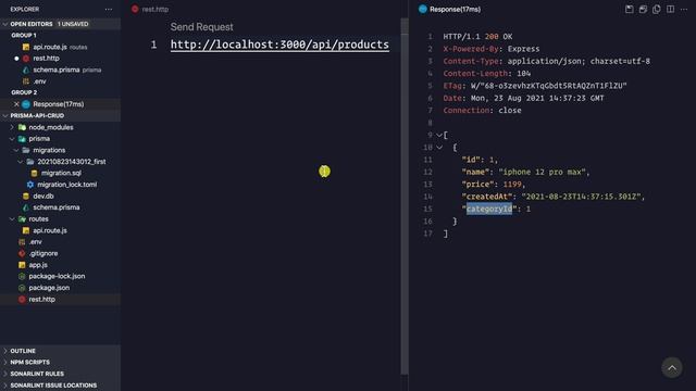 Prisma ORM crash course by building a RestAPI with Nodejs Express смотреть онлайн