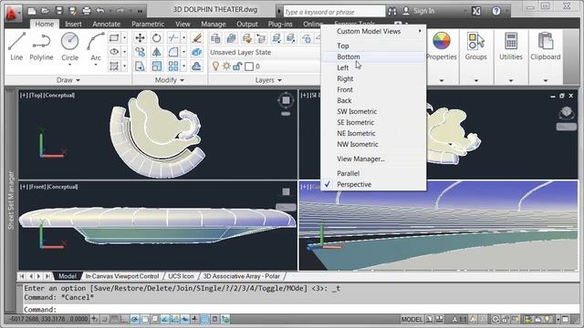 AutoCAD 2012 - Demo Video - In Canvas Controls смотреть онлайн