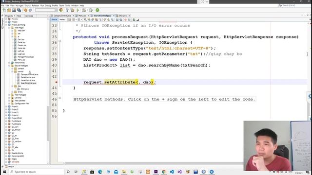 Lập trình JSP - Servlet - Làm website bán hàng - Phần 3 - Xử lý Search Tiếng Việt смотреть онлайн