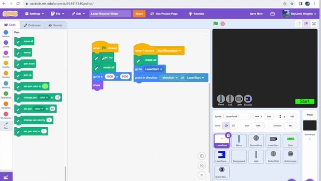 How to Make a Laser Maze Game in Scratch смотреть онлайн