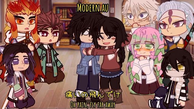 [KNY] Characters react to Tomioka Giyuu AUs смотреть онлайн