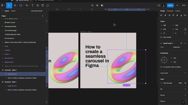 Create a perfect carousel in Figma смотреть онлайн